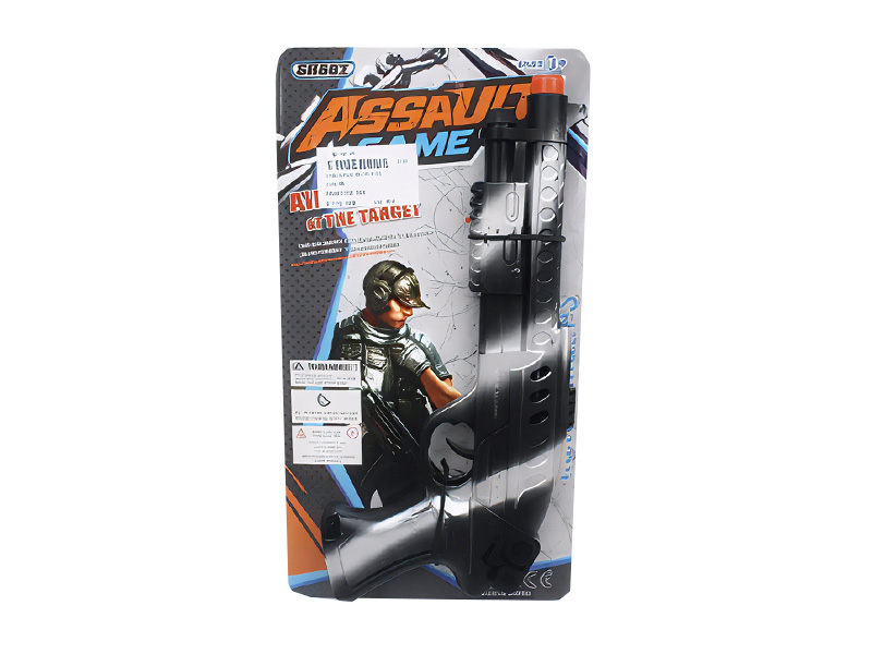 Донецк игрушка оптом Пистолет-трещетка 29*15 см на планшете B1985499