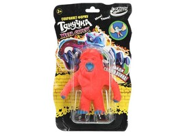 Антистресс-тянучка "Монстры. Йети красный" 26*16 см на блист. JD0782-RU