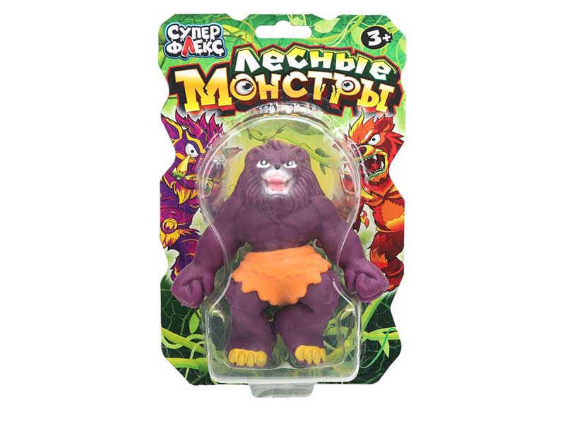 Антистресс-тянучка "Лесные монстры. Горилла" 13 см, блист. TMS-S055-RU