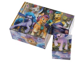 Кубики "Мой маленький пони" 6 шт., 4 см, в пленке. 01317-MLP