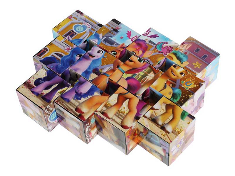 Кубики "Мой маленький пони" 12 шт., 4 см, в пленке. 01315-MLP