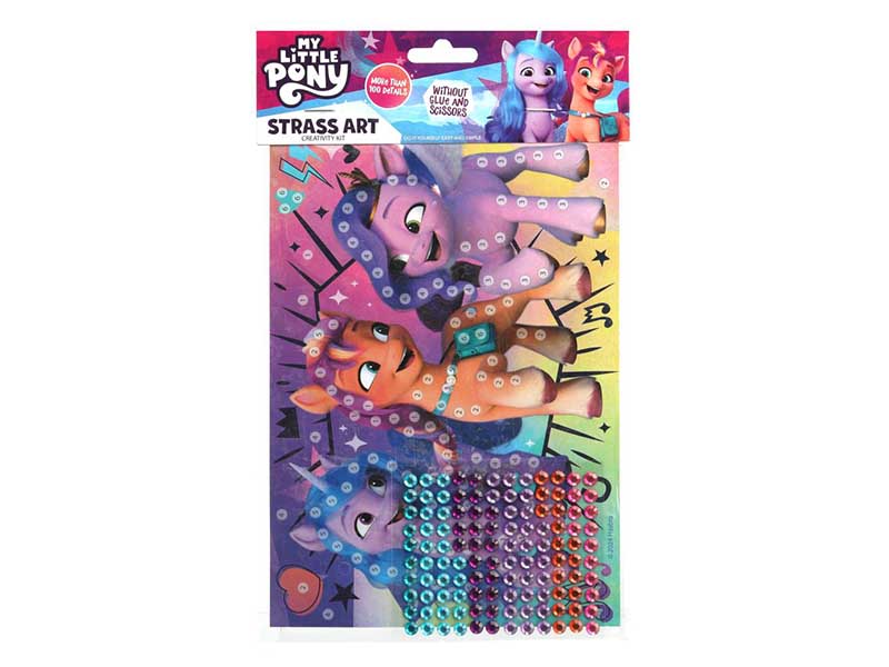 Аппликация из страз "Пони" 15*21 см. GEMPACK-118942