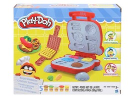 Тесто для лепки "Play Doh. Бургер" 5 цв., формы, в кор. MODCL-123562-PD