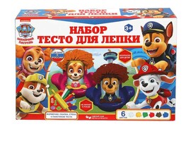 Тесто для лепки "Щенячий Патурль. Парикмахер" 6 цв., формы, в кор.