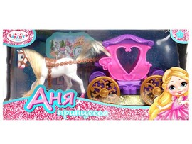 Набор "Лошадь с каретой" 35*16 см, в кор. Карапуз