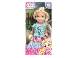 Кукла "Аня" 12 см, в кор. Карапуз. ANNA-C16-BB