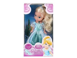 Кукла "Золушка" 25 см, озвуч, свет. амулет, шарнир., аксесс., в кор.