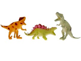 Фигурки "Динозавры" 15 см, 3 шт., ПВХ, в пак. D836-4