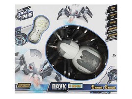 Паук Р/У "Технодрайв" 24 см, свет, звук, пар, в кор. 2104F139-R