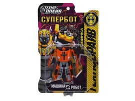 Робот-трансформер "Супербот" 16 см, оранжевый, блист. 2111L0031-R