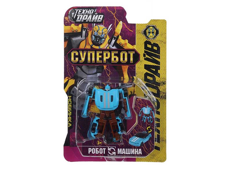 Робот-трансформер "Супербот" 20 см, голубой, блист. ST0147789L-R