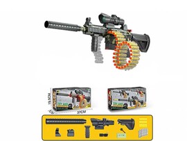 Автомат "М416" 70 см, на бат., 18 мягк. пуль, прицел, в кор. B2402154