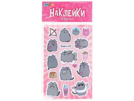 Наклейки зефирные "Пушин" 13*25 см в пак. STICKZEFF-126487