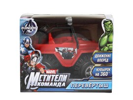 Машинка-перевертыш "Мстители" 13 см, в кор. 1312B154-R1