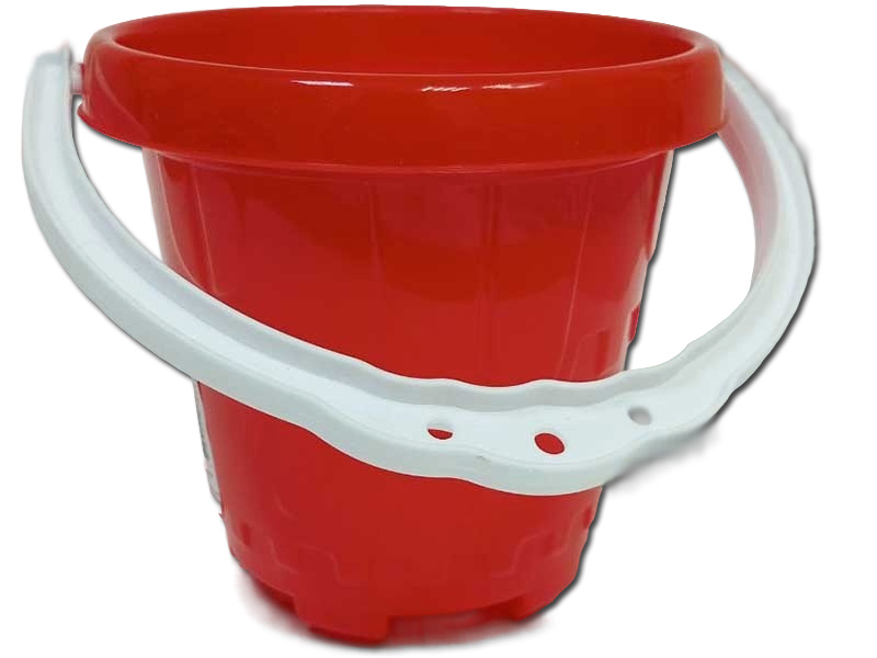 Донецк игрушка оптом Ведро "Замок" красный ИП20002