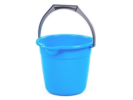 Ведро со сливом 10 л голубое доставка оптом в Донецк