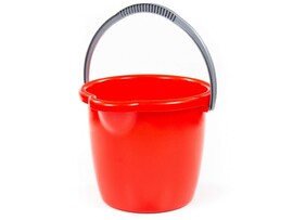 Ведро №10 12 л (красное) доставка оптом в Донецк