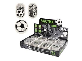 Ластик "Манга. Футбол" термопл. резина, ассорти. 63635