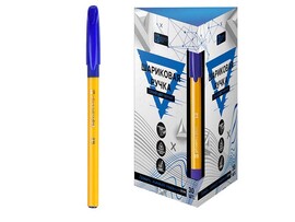 Ручка шар. "Классика" 1 мм, синяя (кратно 30) Арт. 64127