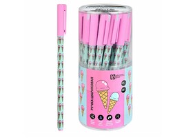 Ручка шар. "Мороженое" 0.5 мм, синяя, софт-тач. 69558