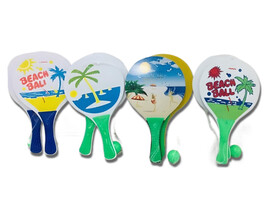 Набор для тенниса деревянный : 2 ракетки 32 см, мячик в сетке M3008 доставка оптом в Донецк