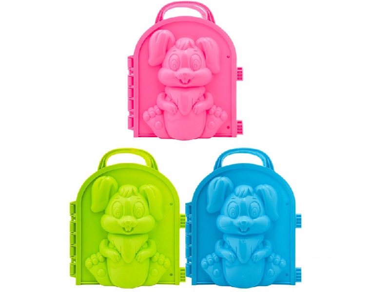 Донецк игрушка оптом Форма для снега "Зайчик" 19 см в сетке СЛ-3892