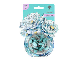 Зажимы для бумаг "Пионы" 15х25 мм, 25 шт., блистер. 71499