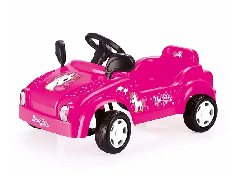 Донецк игрушка оптом Машина-каталка педальная DOLU «Единорог» 79*49 см с клаксоном