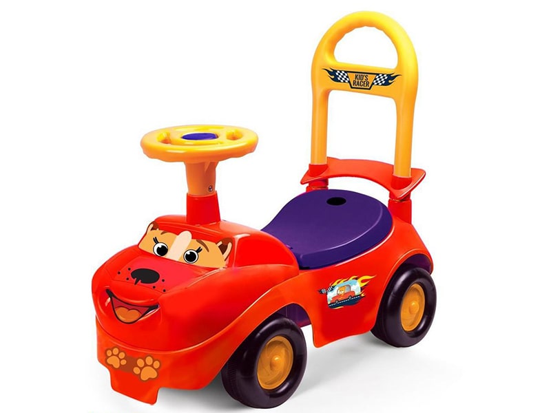 Донецк игрушка оптом Машина-каталка Zarrin TinyTot с клаксоном красный