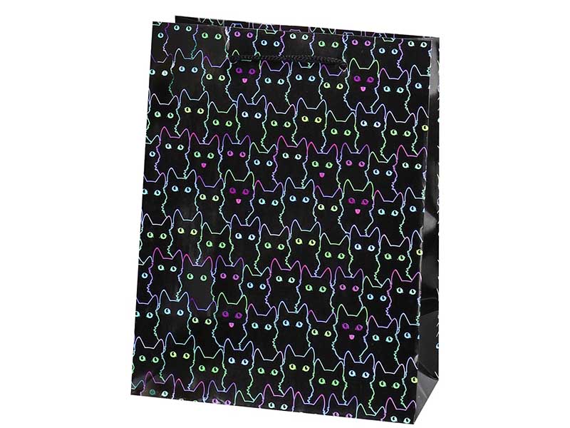 Пакет подар. глянц. лам. Котомания 18х23х10 см. ПКП-1121