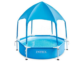 Бассейн каркасный с навесом 183х38 см 700 л доставка оптом в Донецк