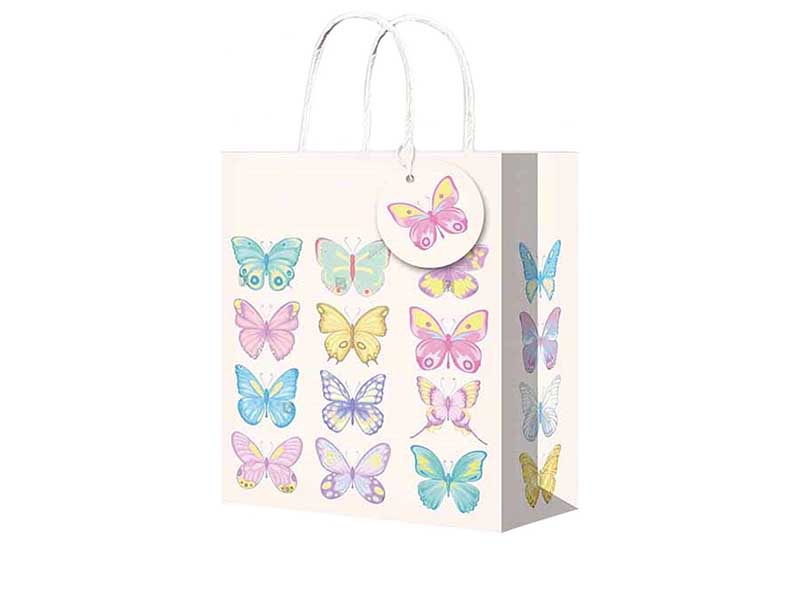 Пакет подар. глянц. лам. Необыкновенные бабочки 26,4x32,7x8 см. ППК-4472