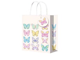 Пакет подар. глянц. лам. Необыкновенные бабочки 26,4x32,7x8 см. ППК-4472