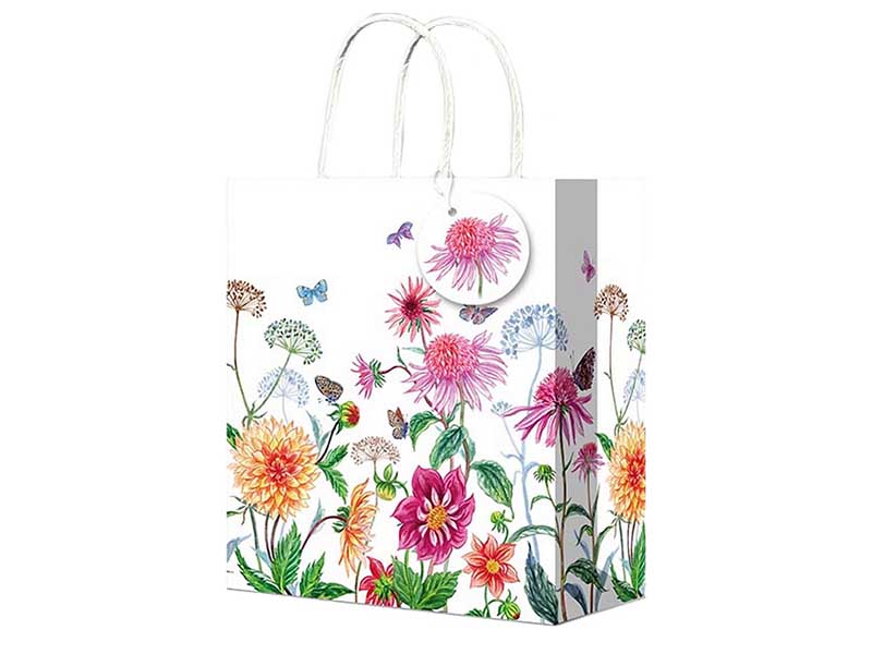 Пакет подар. глянц. лам. Сезонные цветы 26,4x32,7x8 см. ППК-4463
