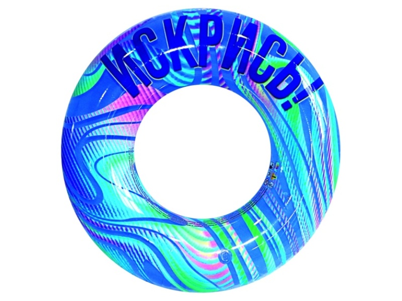 Донецк игрушка оптом Круг надувной "Искрись" 115 см (свет) 91990