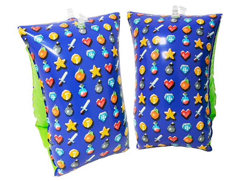 Донецк игрушка оптом Нарукавники "Мир пикселей" 27*15 см 94110