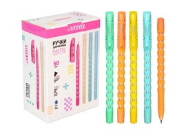 Ручка шар. масл. "deVENTE. Pastel" 0.7 мм, ультра-гладкое письмо, синяя (кратно 50)