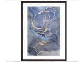 Фоторамка "Радуга" 21х30 см, с ножкой, пласт., кофе