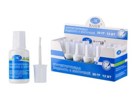 Корректир. жидкость 20г с кисточкой, спирт. основа. MC-5270