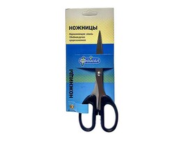 Ножницы 12 см, пласт. ручки, черные. FK-3114