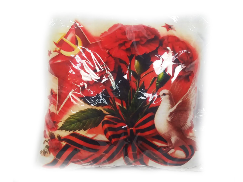 Донецк игрушка оптом Подушка-игрушка 9 мая PPR-026