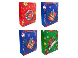 Пакет подар. "Новогодний микс" 26*32*10 см, аппликация