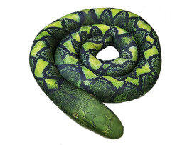 Мягкая игрушка-антистресс «Змея» зеленая МТ11029 доставка оптом в Донецк