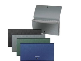 Папка-картотека "Diamond Original" 12 отдел., пласт., ассорти