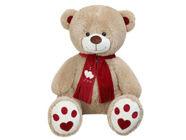 Медведь Кельвин 100 см кофейный доставка оптом в Донецк