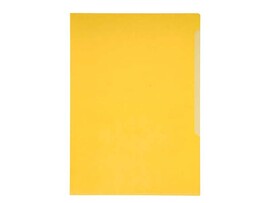 Папка-уголок А4 Желтая 0.18 мм (кратно 10)