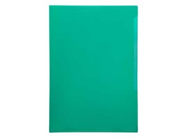 Папка-уголок А4 Зеленая 0.18 мм (кратно 10)