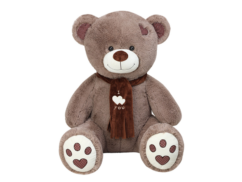 Донецк игрушка оптом Медведь Тони с шарфом 150 см бурый