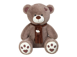 Медведь Тони с шарфом 150 см бурый доставка оптом в Донецк