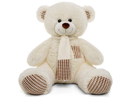 Медведь Тоффи 110 см латте доставка оптом в Донецк